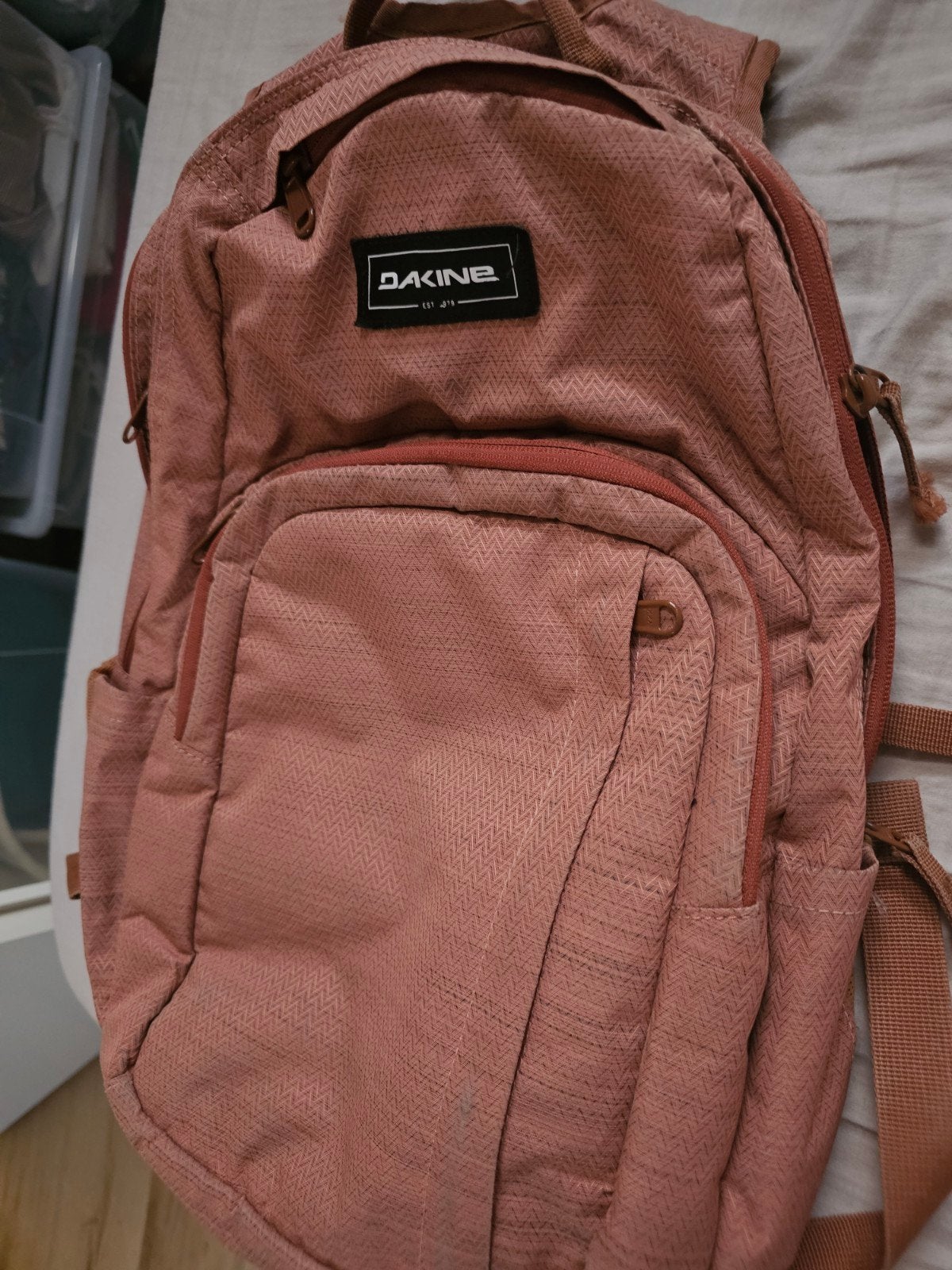 Mooie oud roze Dakine schooltas, nog heel netjes, Rugtas, 40 tot 50 cm, Ophalen of Verzenden, Roze