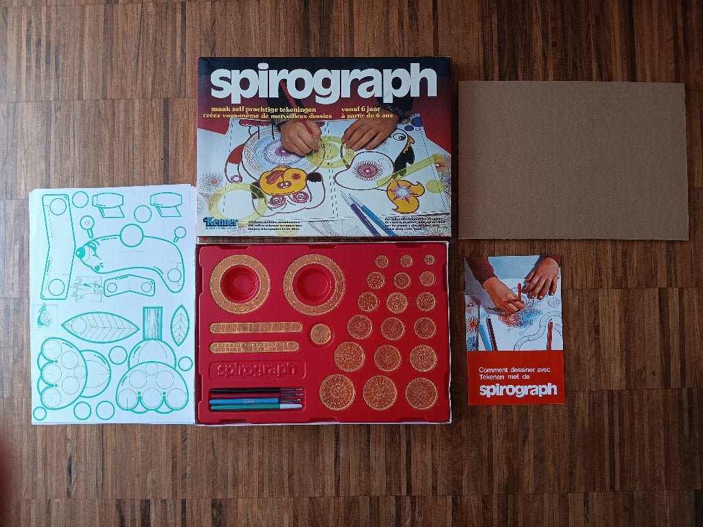 Oude spirograaf, Hobby en Vrije tijd, Tekenen, Ophalen of Verzenden, Zo goed als nieuw, Overige typen
