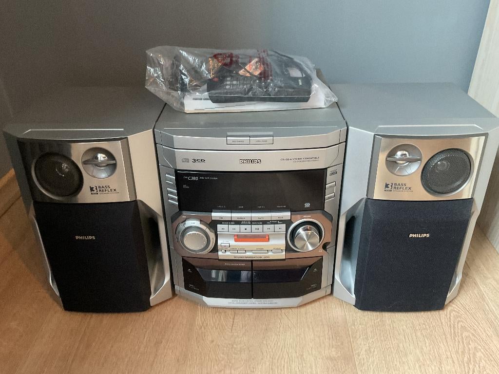 Te koop leuke mini HiFi set, Philips FW-C380, Ophalen, Gebruikt, Tuner of Radio, Philips