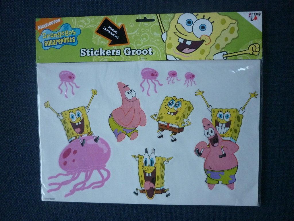 Spongebob Muurstickers / Decoratie Patrick Ster - NIEUW !!!, Kinderen en Baby's, Ophalen of Verzenden, Nieuw, Zelfklevend, Wanddecoratie