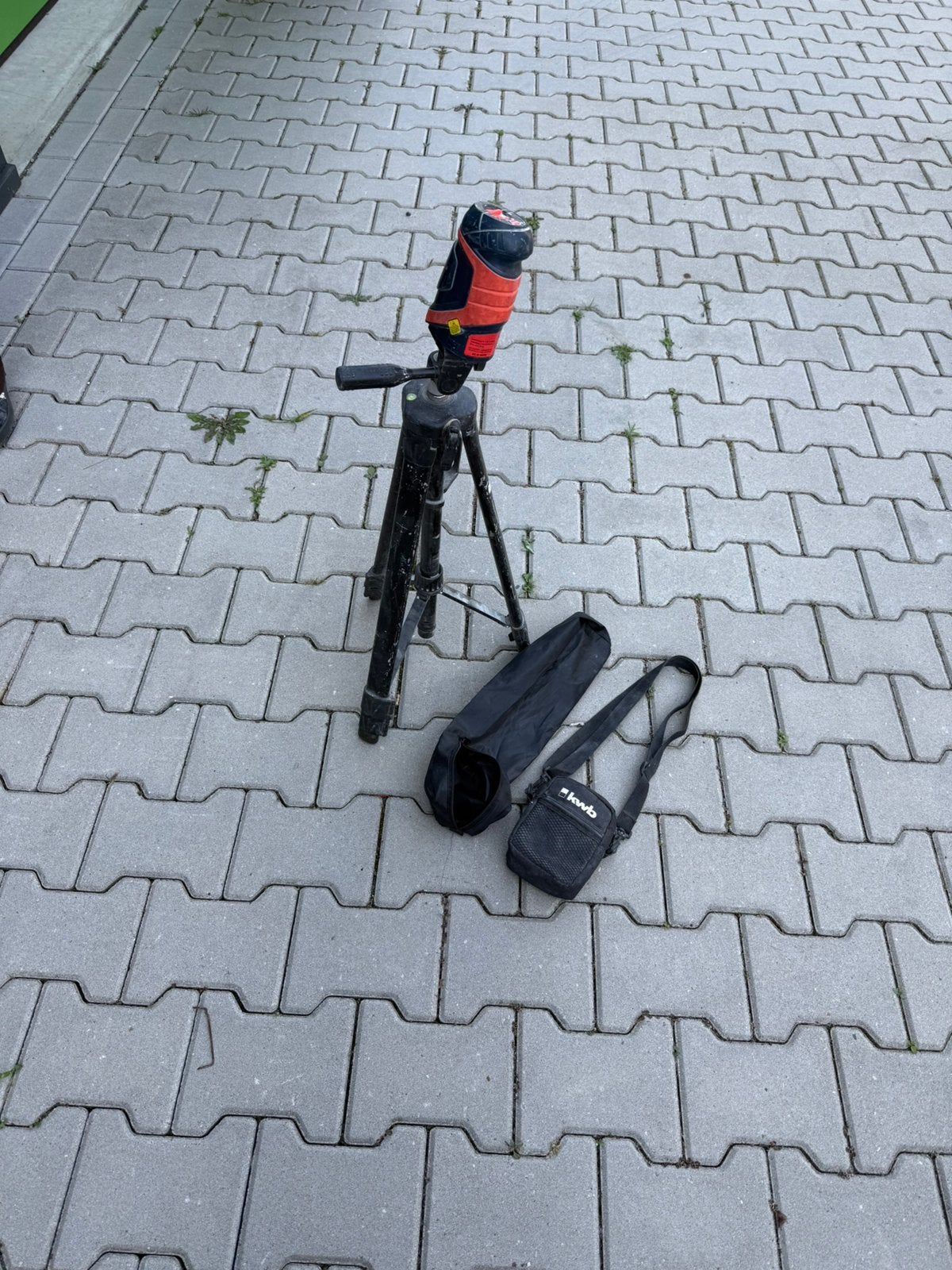 Laser met standaard, Ophalen, Gebruikt