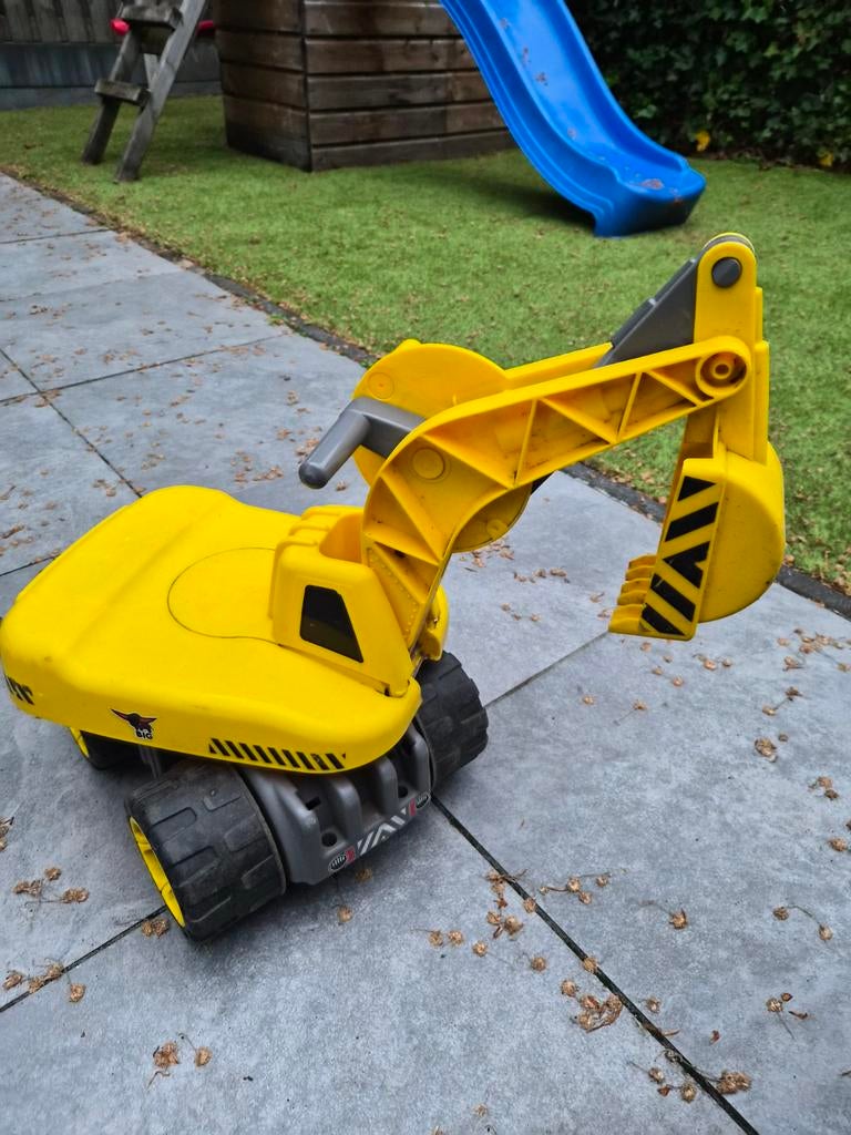Gele graafmachine voor kinderen vanaf 2 jaar, Ophalen, Gebruikt