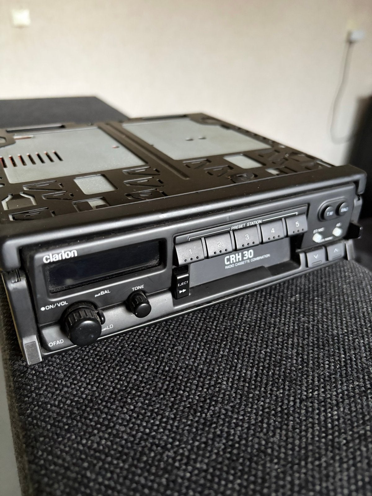 Clarion CRH 30 Radio Cassette Combinatie , in slede., Ophalen of Verzenden, Gebruikt