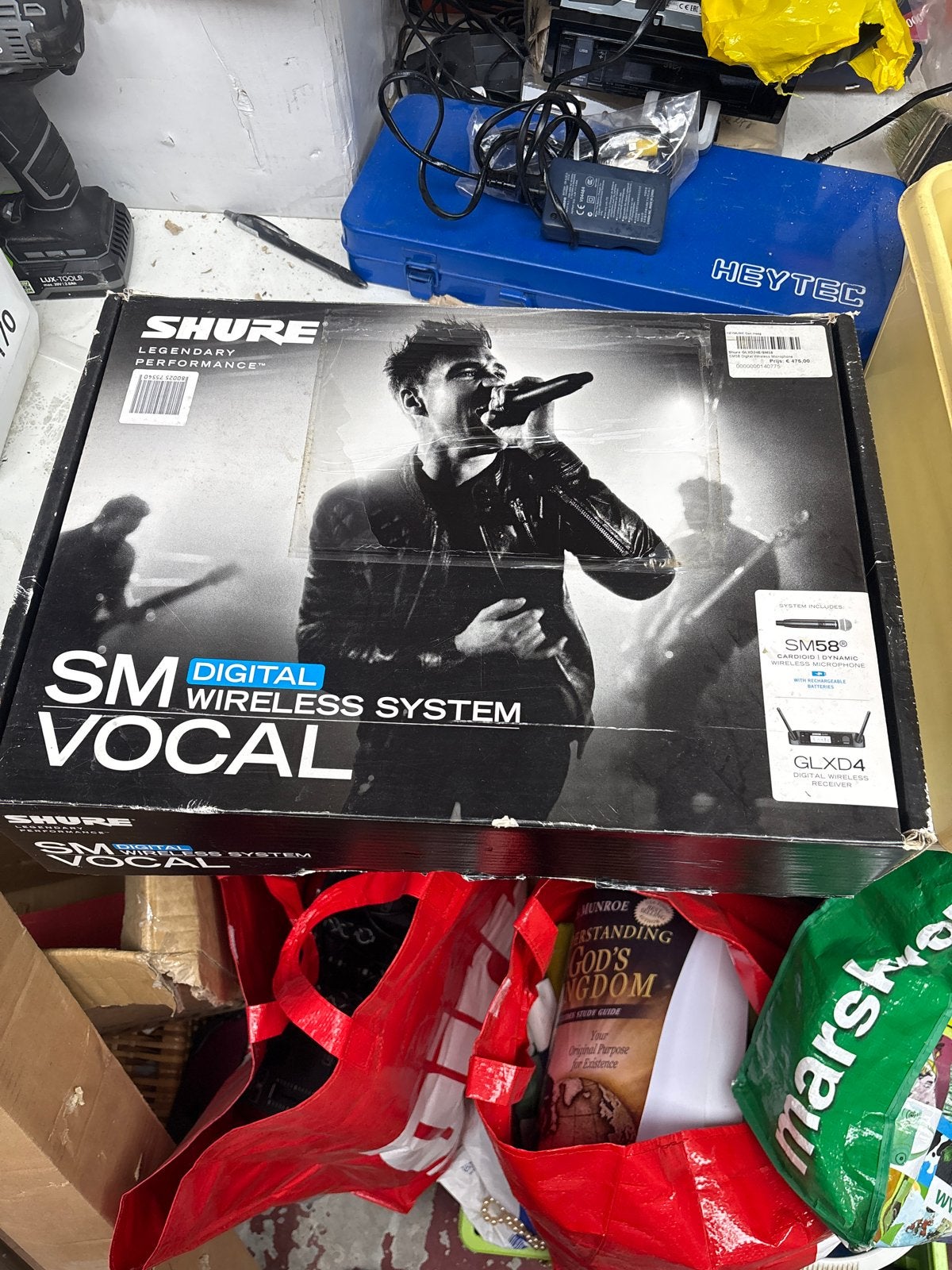 Shure SM Digital Wireless Vocal System GLXD4, F, G, T, Ophalen of Verzenden