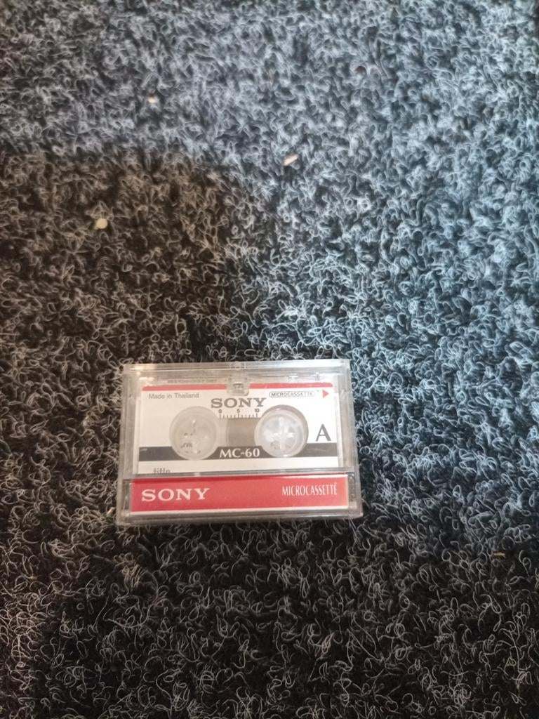 Sony MC-60 Microcassette - Onbespeeld, Cd's en Dvd's, Cassettebandjes, Nieuw in verpakking, Onbespeeld, Overige genres, 1 bandje