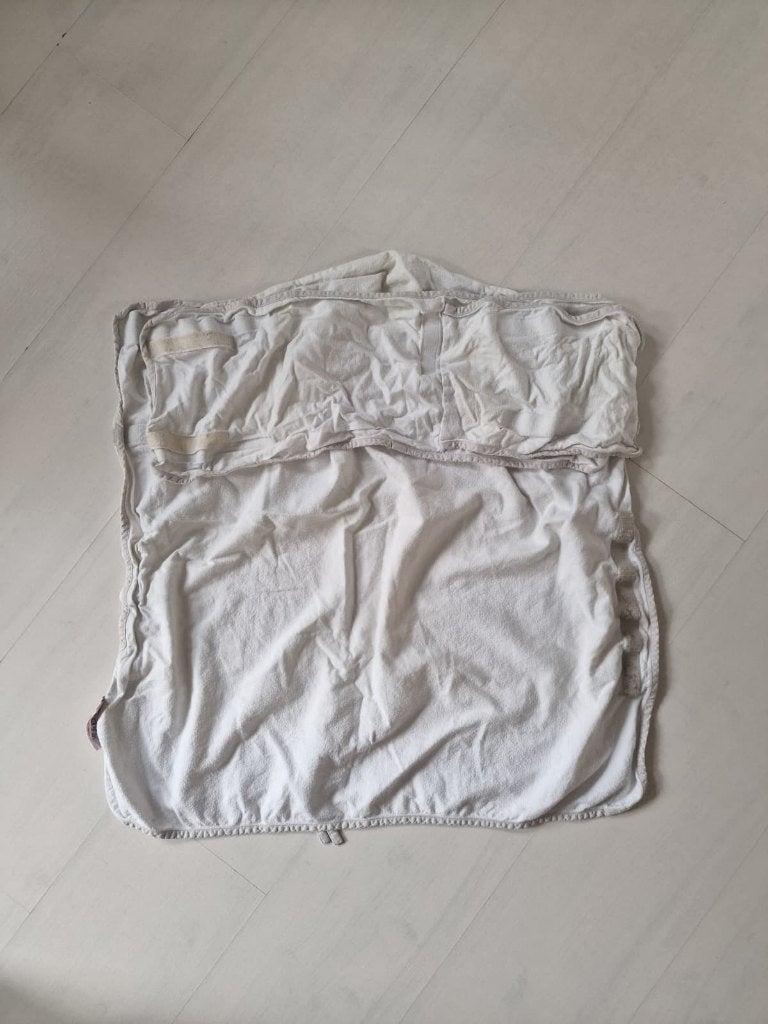 Pacco inbakerdoek (grijs 4 - 7 kg), Gebruikt, Bakerzak of Bakerdoek, Inclusief buikband, Grijs