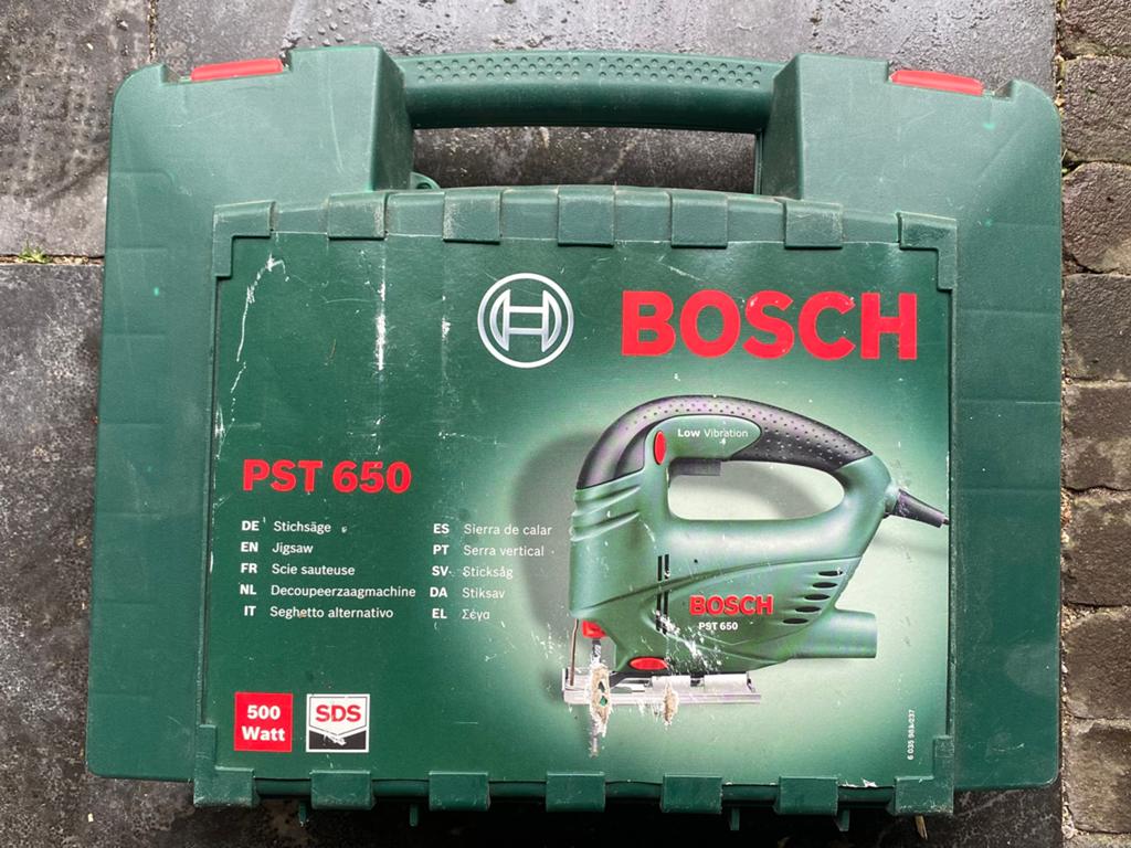 Bosch Decoupeerzaag PST 650 - Zo goed als nieuw, Decoupeerzaag, Ophalen of Verzenden, Zo goed als nieuw, 30 tot 70 mm