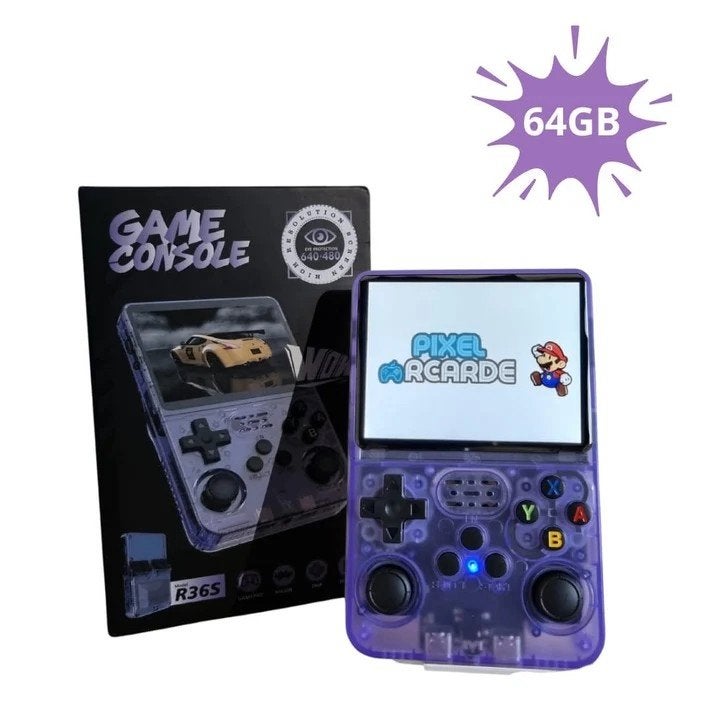 R36S 64GB Opslag | Retro Handheld | WIFI | Linux Systeem, Overige merken, Retro-gameworld.nl, Nieuw, Ophalen of Verzenden