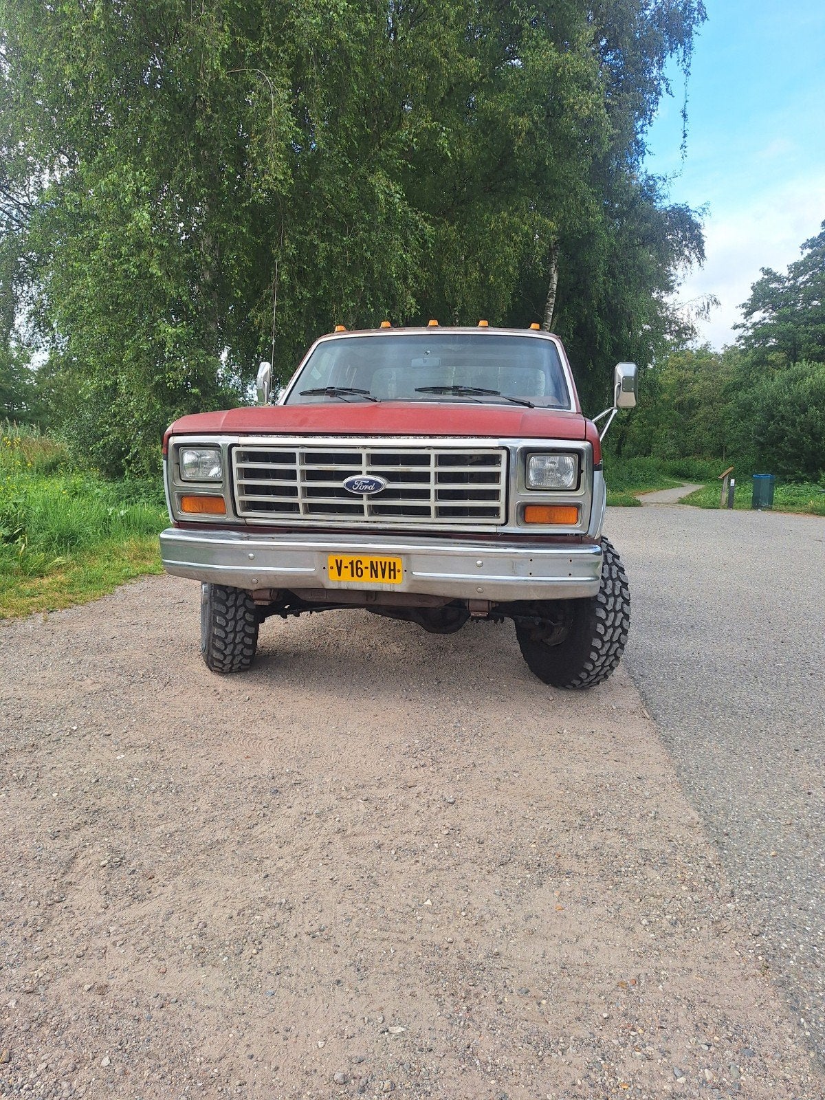 Ford f250 4x4 6.9 idi 3500 kg trekgewicht oldtimer, foto 5
