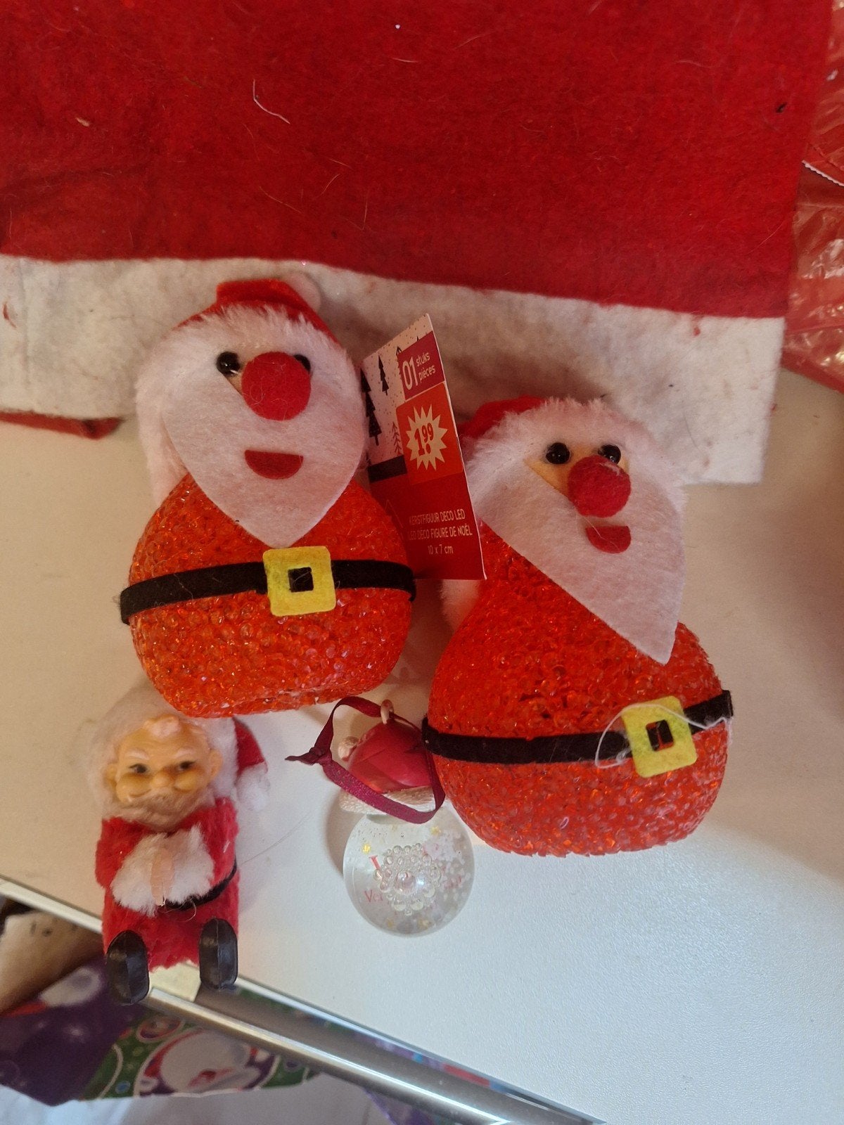 Rode kerst spullen, Ophalen of Verzenden, Gebruikt