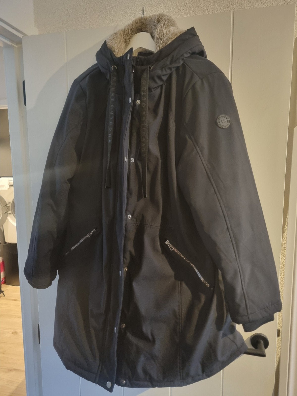 Nette winterjas Pescara, goede staat xxl, Zwart, Maat 46/48 (XL) of groter, Pescara, Ophalen of Verzenden