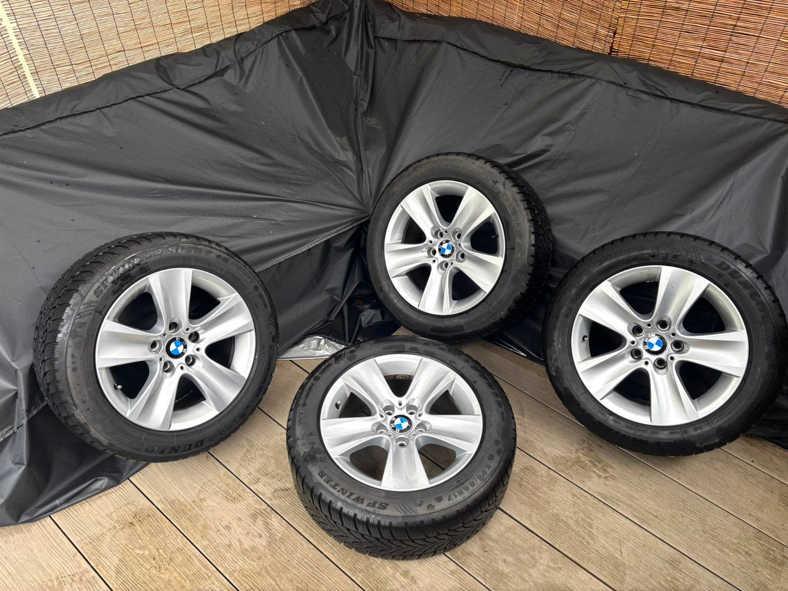 BMW 17 inch winterbanden met velgen - Dunlop, Ophalen, Banden en Velgen, 17 inch, Winterbanden