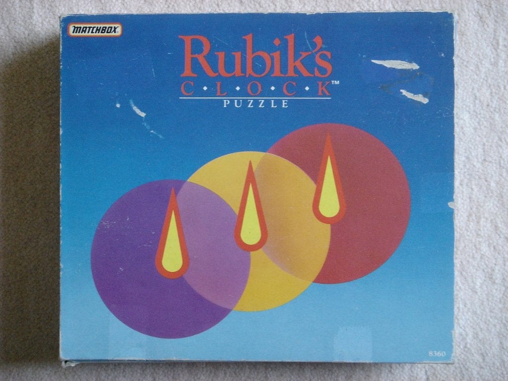 LEUK: Rubik's Clock Puzzle - Vintage/Retro, Ophalen, Minder dan 500 stukjes, Gebruikt, Rubik's of 3D-puzzel