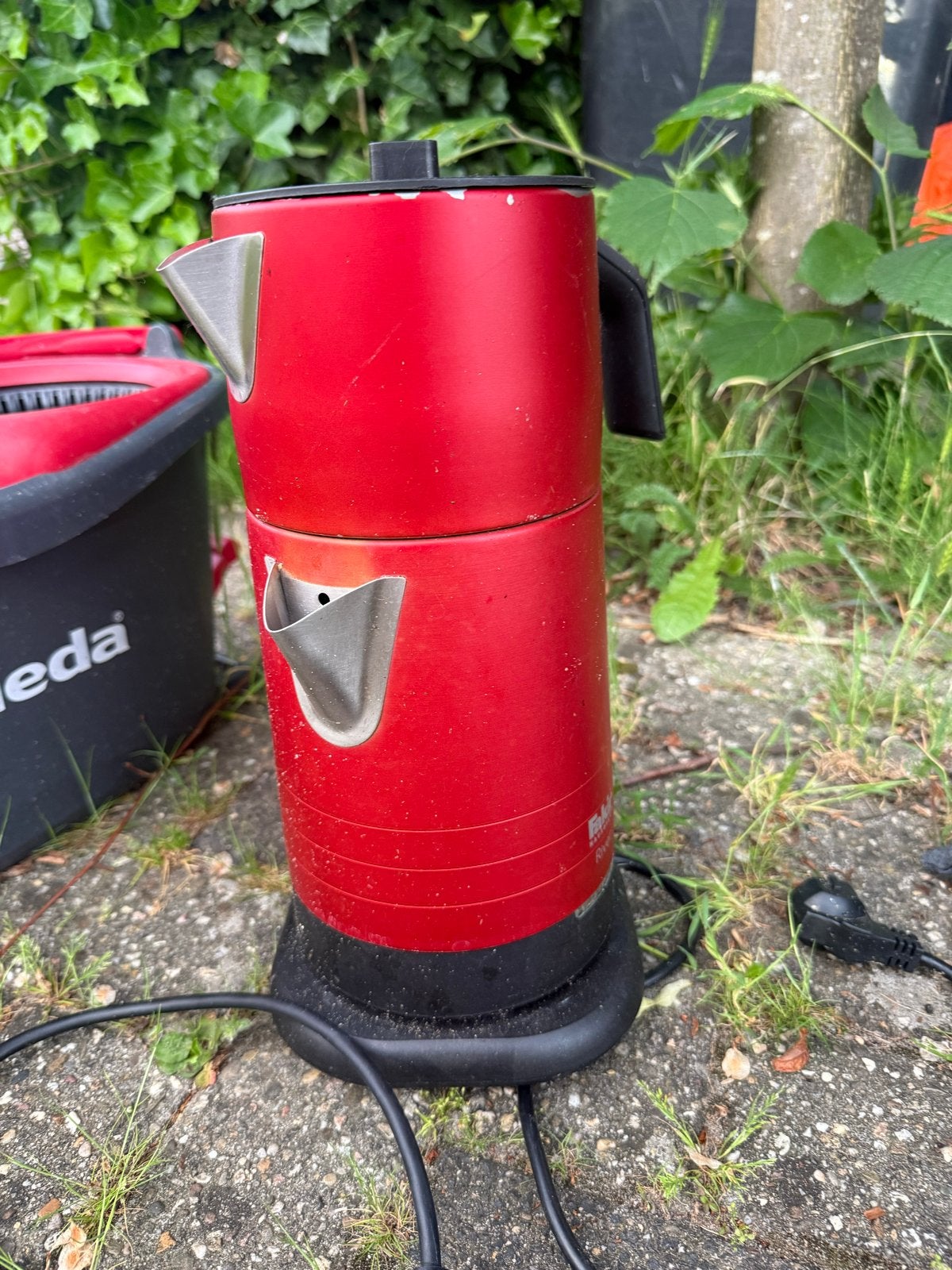 Rode waterkoker, werkt nog goed, Ophalen of Verzenden, Gebruikt