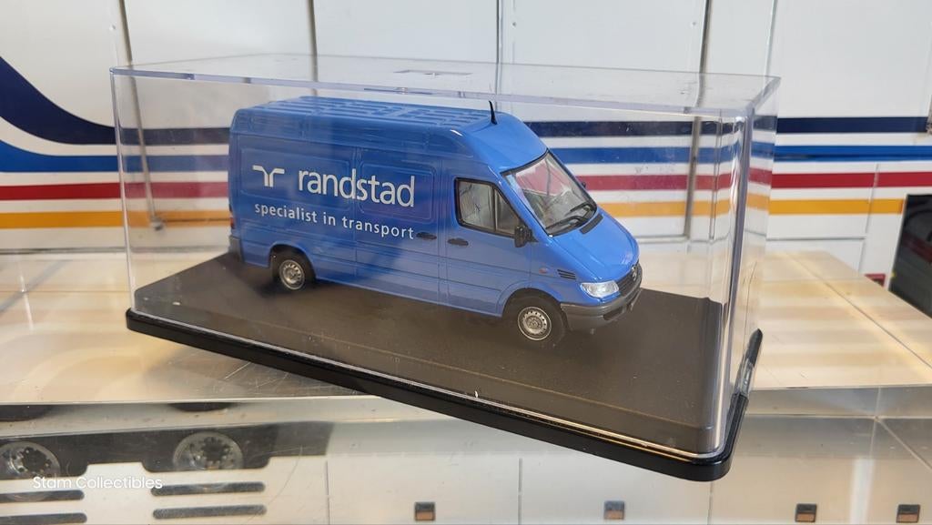 Eligor Mercedes-Benz Sprinter Randstad Transport Blue, Overige merken, Auto, Ophalen of Verzenden, Zo goed als nieuw