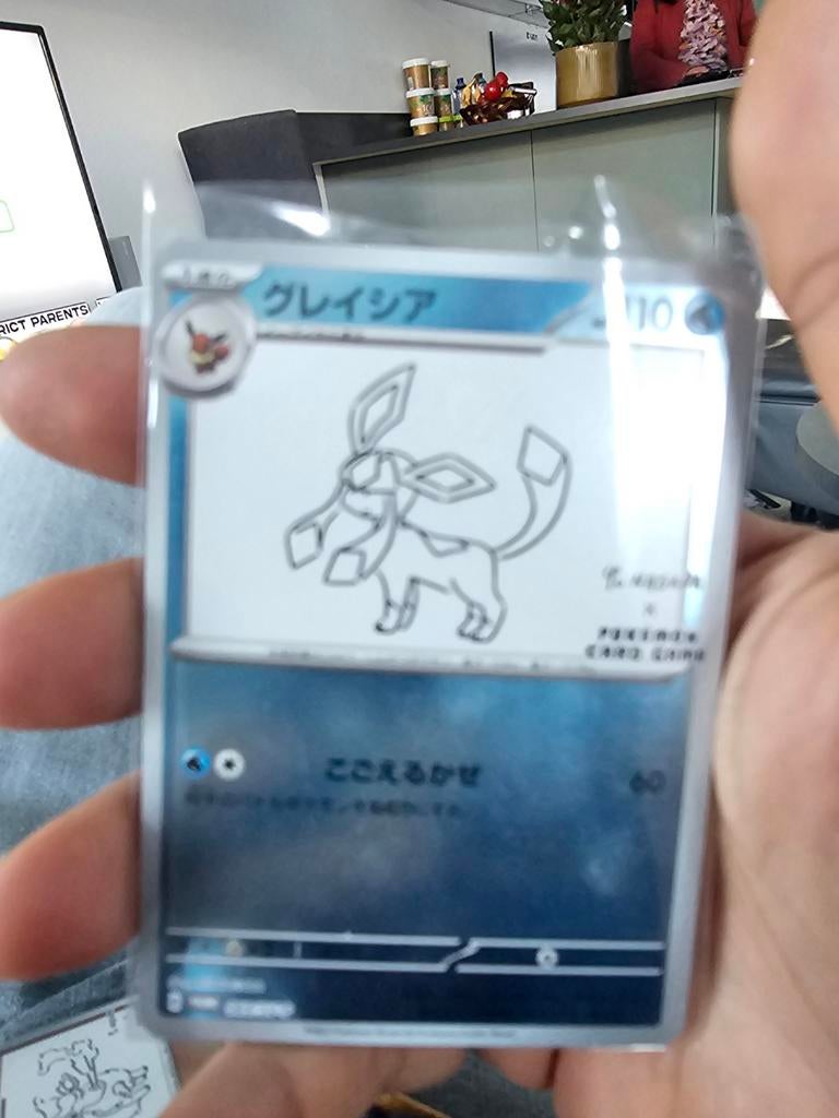 Pokémon Flareon YU NAGABA Promo Kaart, Ophalen of Verzenden, Zo goed als nieuw, Losse kaart, Foil