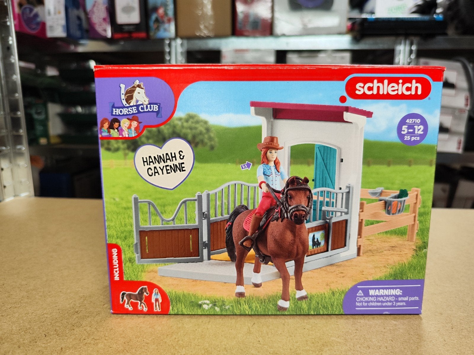 Schleich Horse Club Hannah & Cayenne Speelset (25 stuks), Ophalen of Verzenden, Nieuw