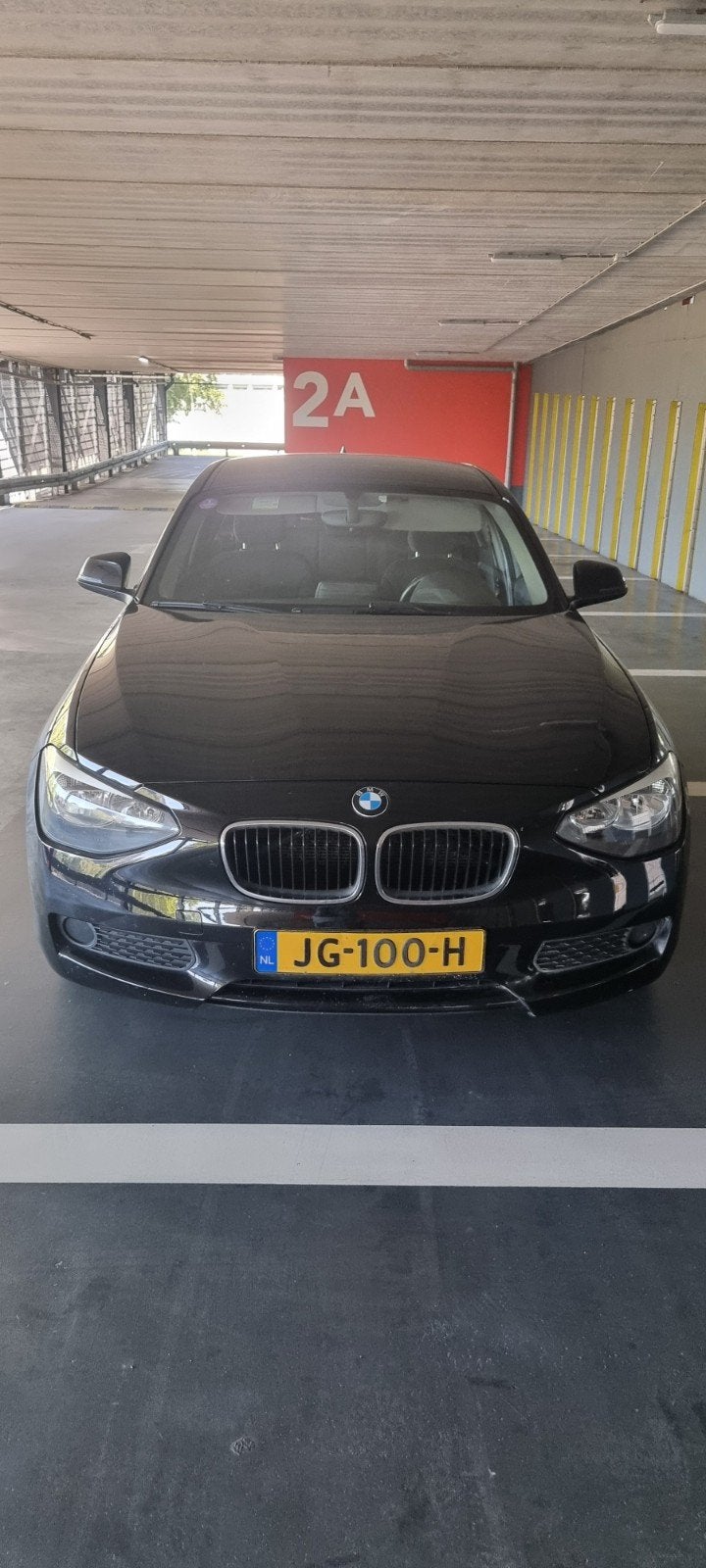 BMW 1-Serie 114I 75KW 5-DR 2012 Zwart i.g.st., 1-Serie, Euro 5, Zwart, 4 cilinders