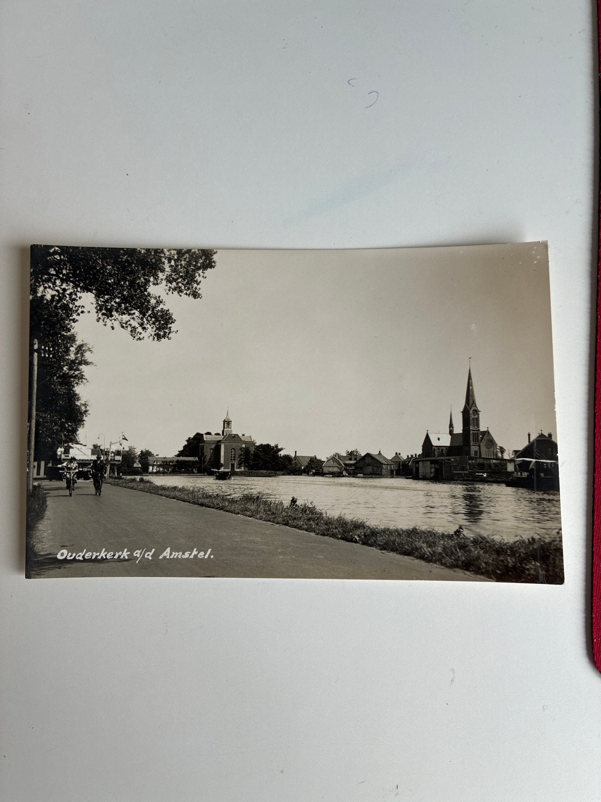 Ouderkerk a/d Amstel - Zwart-wit ansichtkaart, Ophalen of Verzenden, 1940 tot 1960, Ongelopen, Noord-Holland