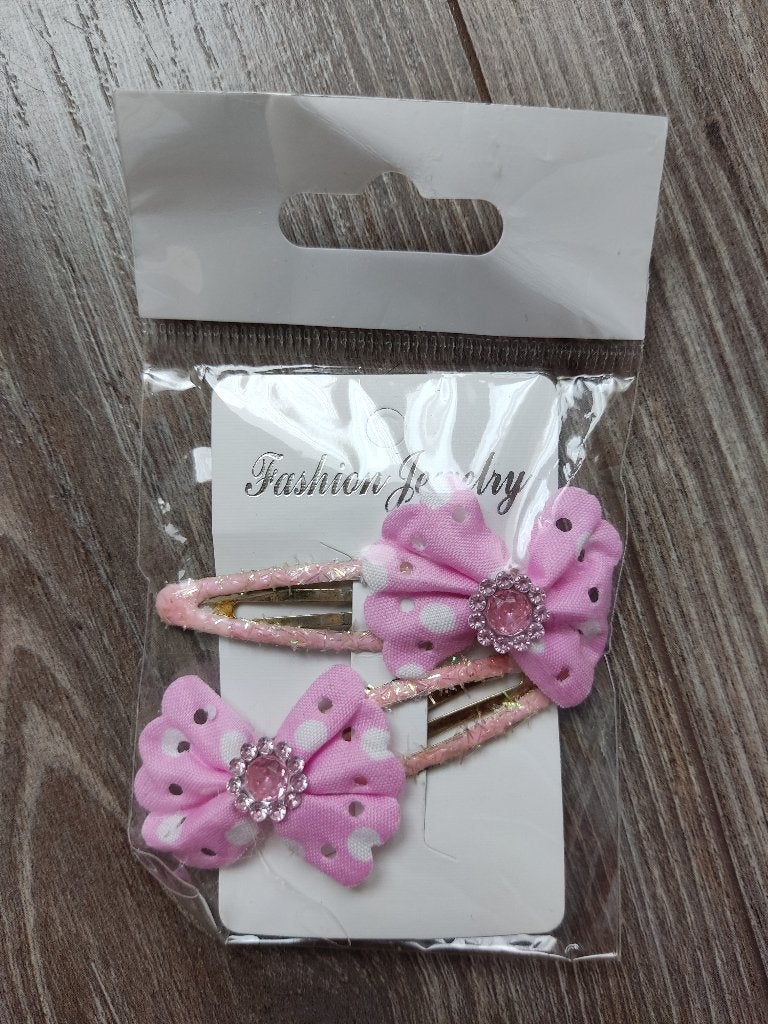 2 haarspeldjes met bloemetje, Kinderen en Baby's, Haarspeld, Nieuw, Ophalen of Verzenden, Roze