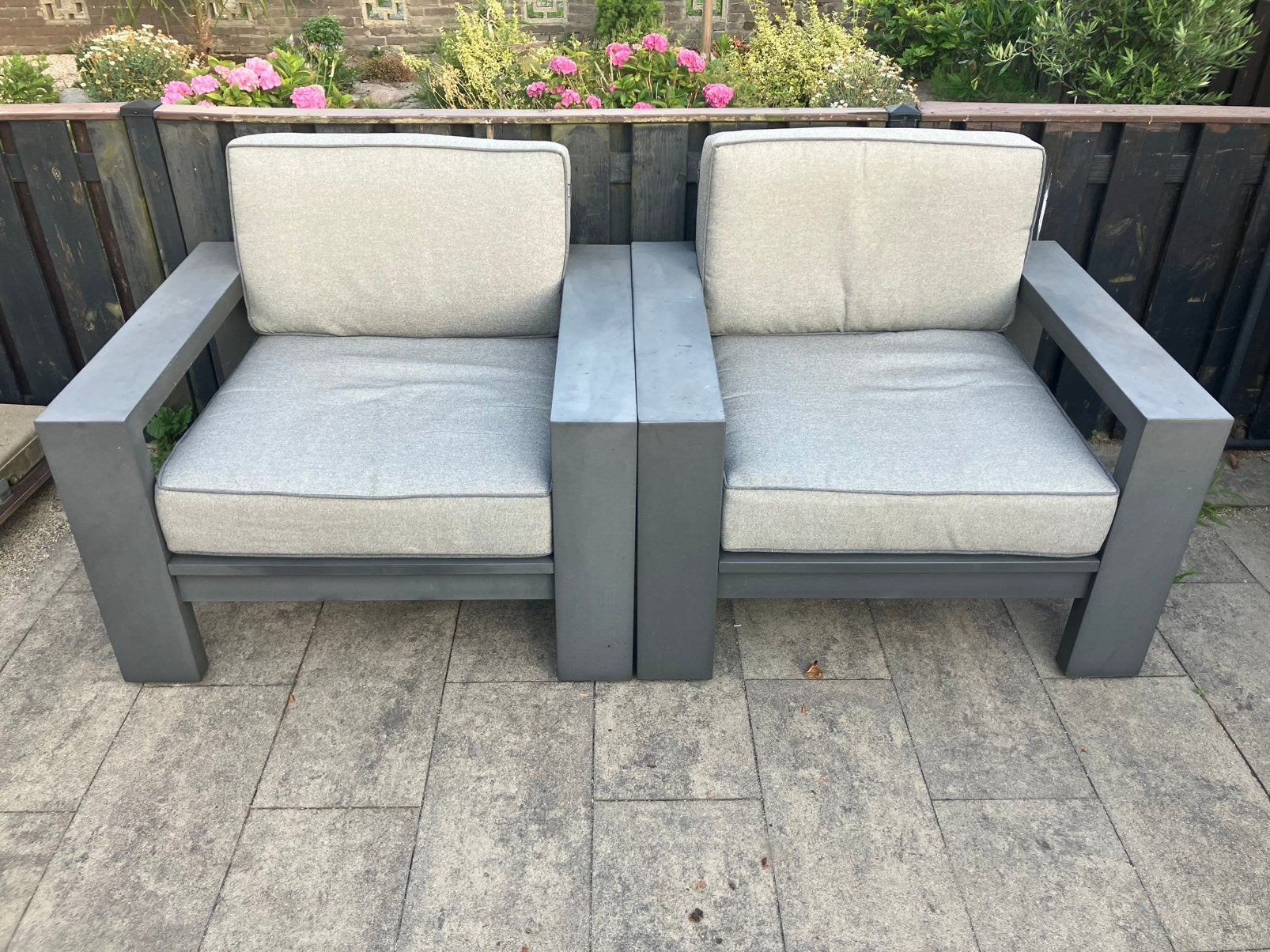 Hartman tuinstoelen metaal, Ophalen, Gebruikt, Aluminium