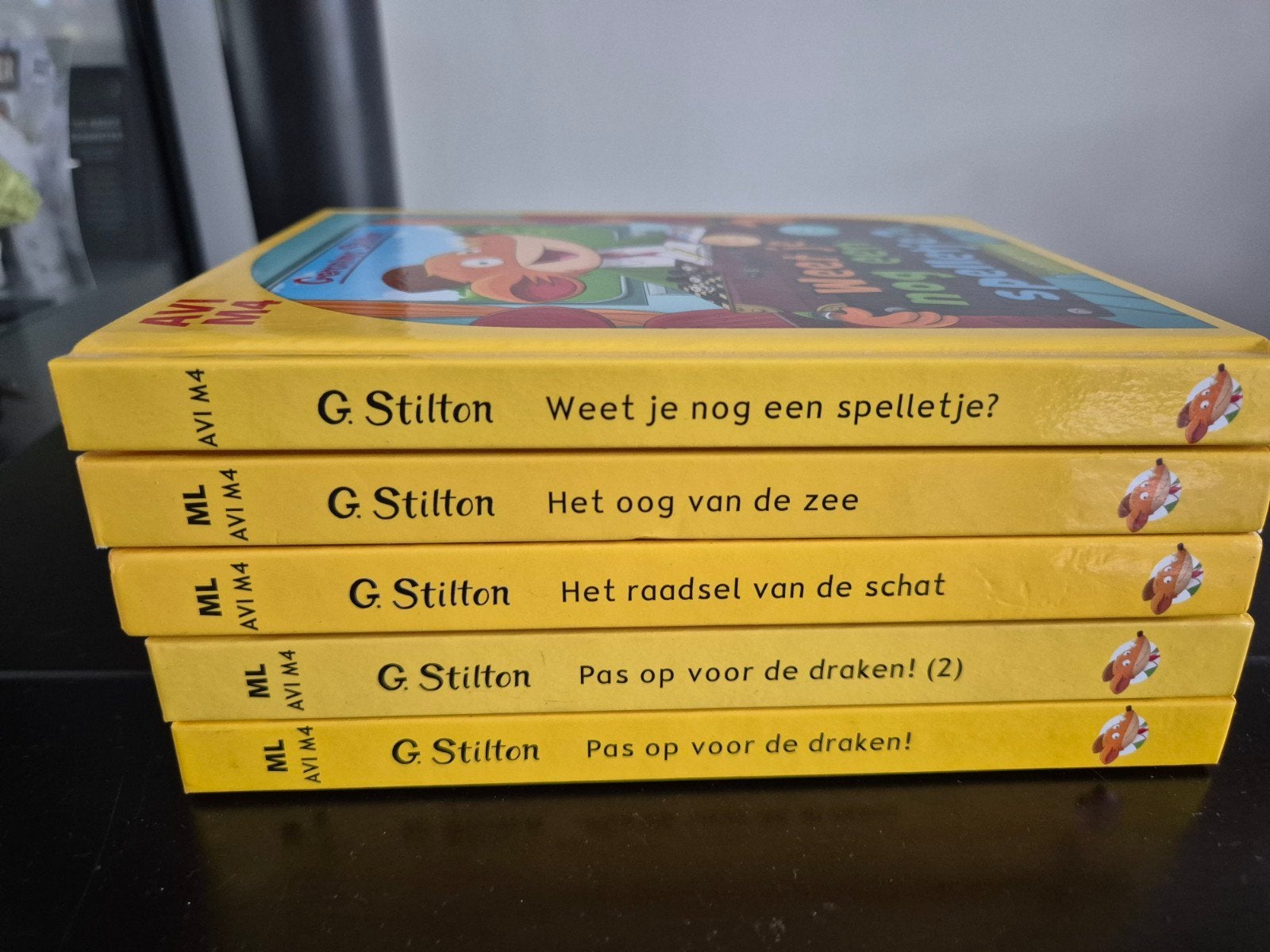 Geronimo Stilton Avi M4  oog van de zee, pas op voor draken, Boeken, Ophalen, Gelezen, Geronimo Stilton, Fictie algemeen