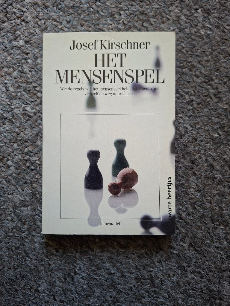 Het mensenspel/ Kirschner/psychologisch zelfhulpboek, Verzenden, Gelezen, Josef Kirschner