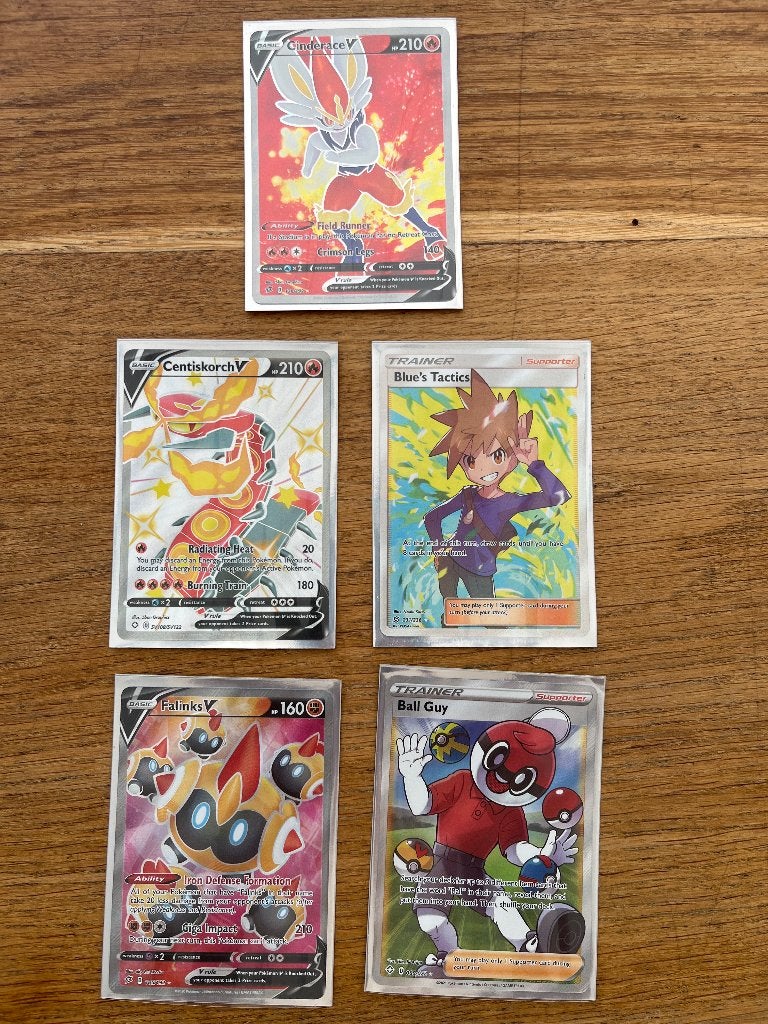 Pokemon Full Art kaarten, Ophalen of Verzenden, Zo goed als nieuw, Meerdere kaarten, Foil