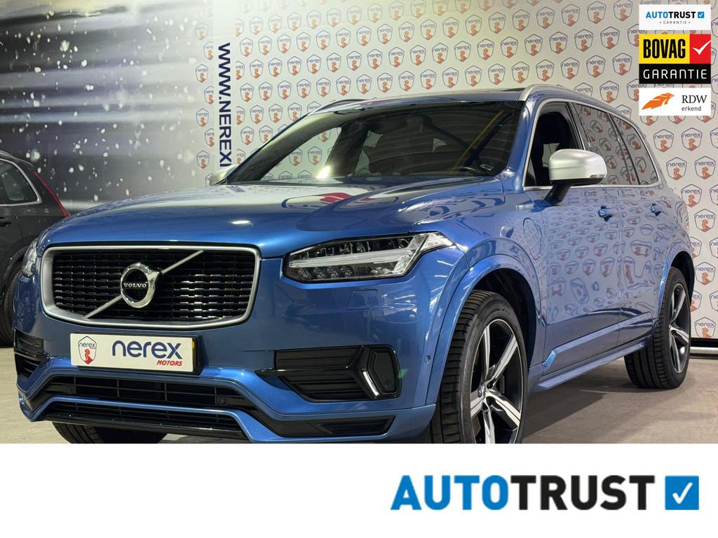 Volvo XC90 2.0 T8 Twin Engine AWD R-Design UITVERKOOP | Pano, Gebruikt, 1969 cc, Blauw, 7 stoelen