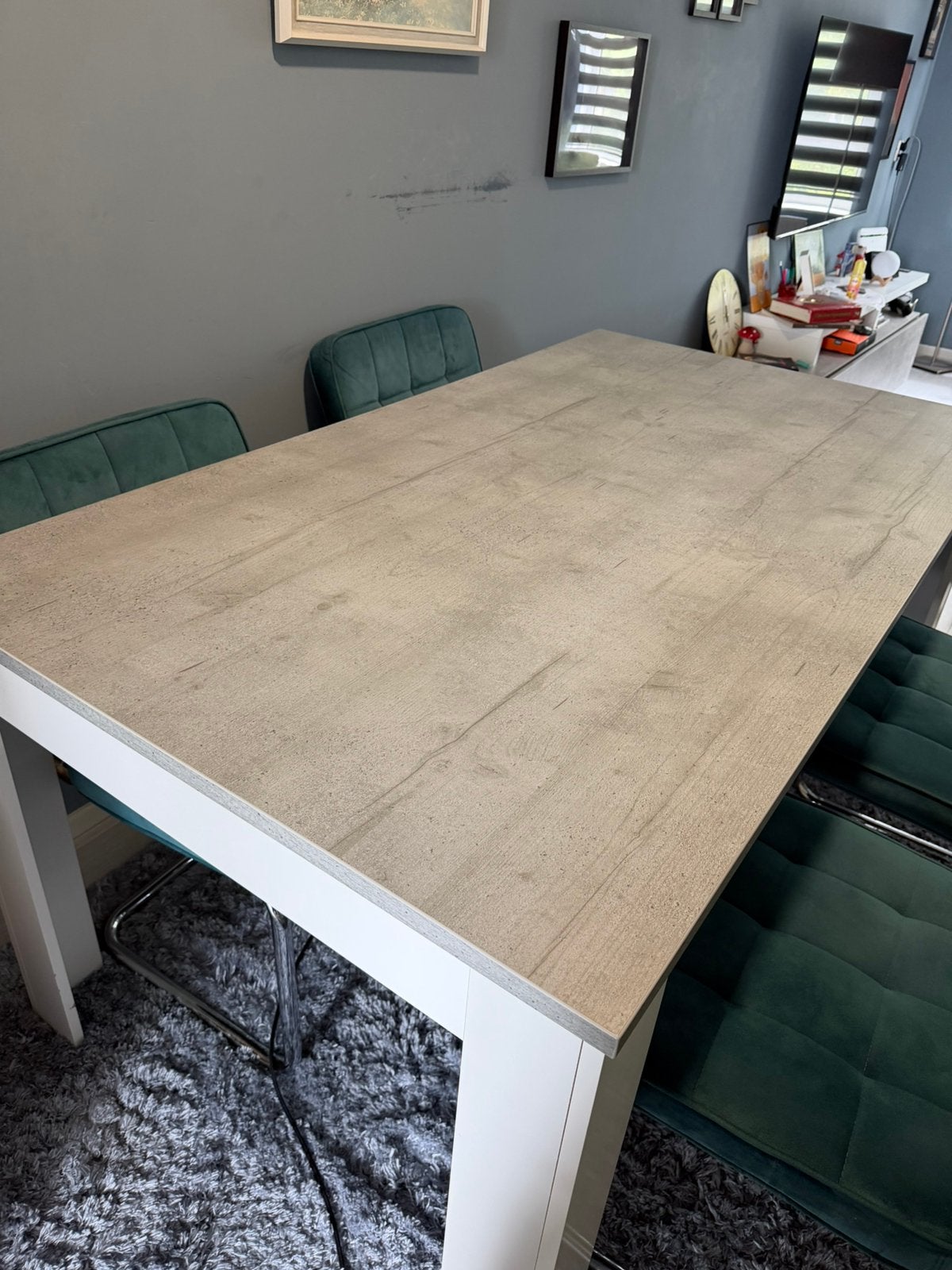 Eettafel set, Ophalen, 50 tot 100 cm, Zo goed als nieuw, Vijf personen of meer