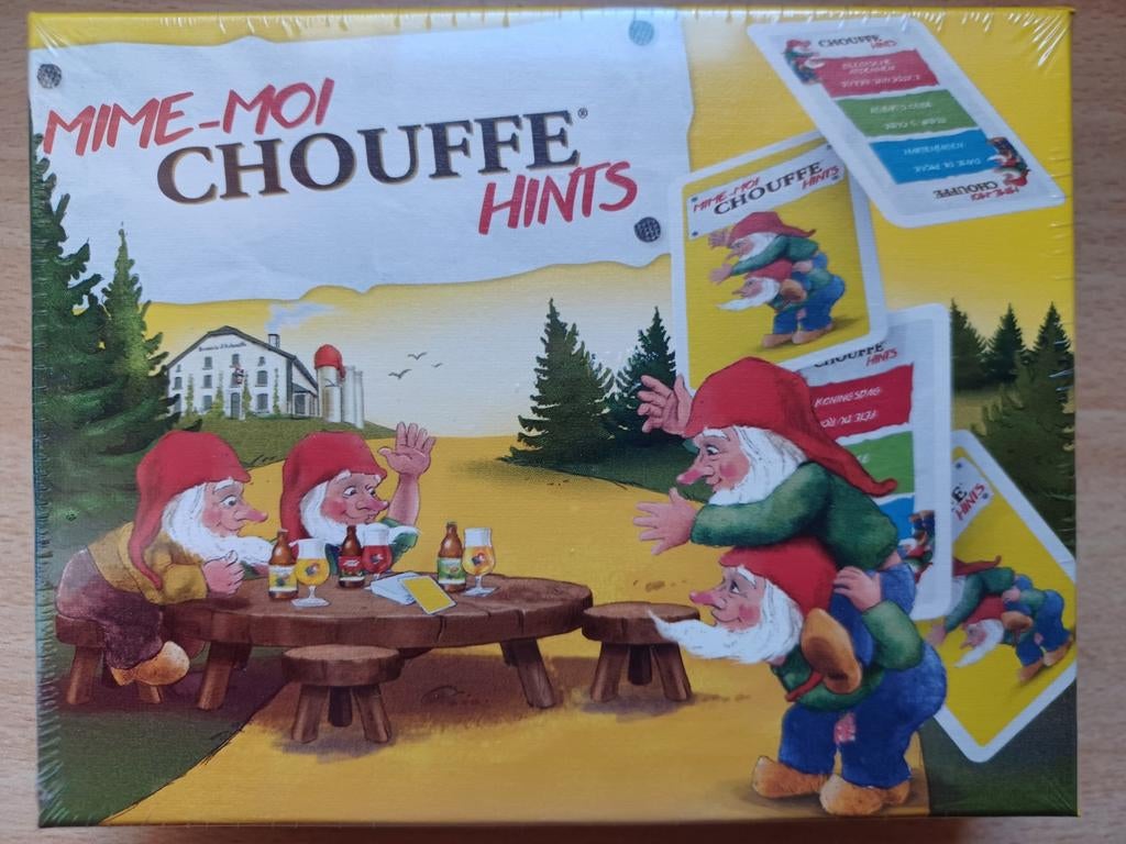 Mime-Moi Chouffe Hints Gezelschapsspel, Hobby en Vrije tijd, Gezelschapsspellen | Bordspellen, Vijf spelers of meer, Ophalen of Verzenden