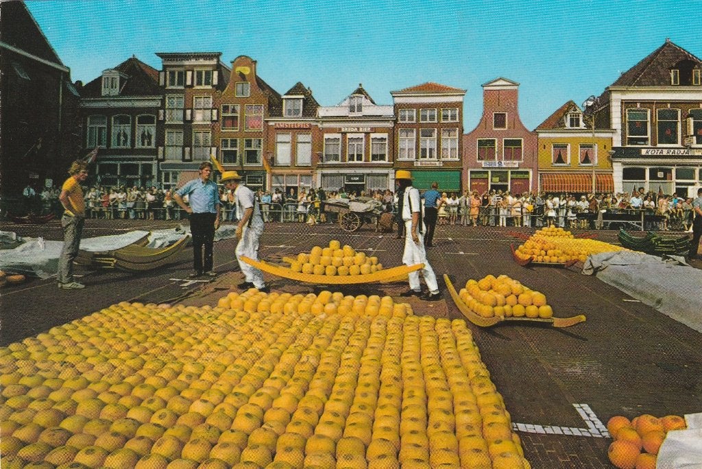 ALKMAAR Kaasmarkt, Verzamelen, Verzenden, 1960 tot 1980, Gelopen, Noord-Holland