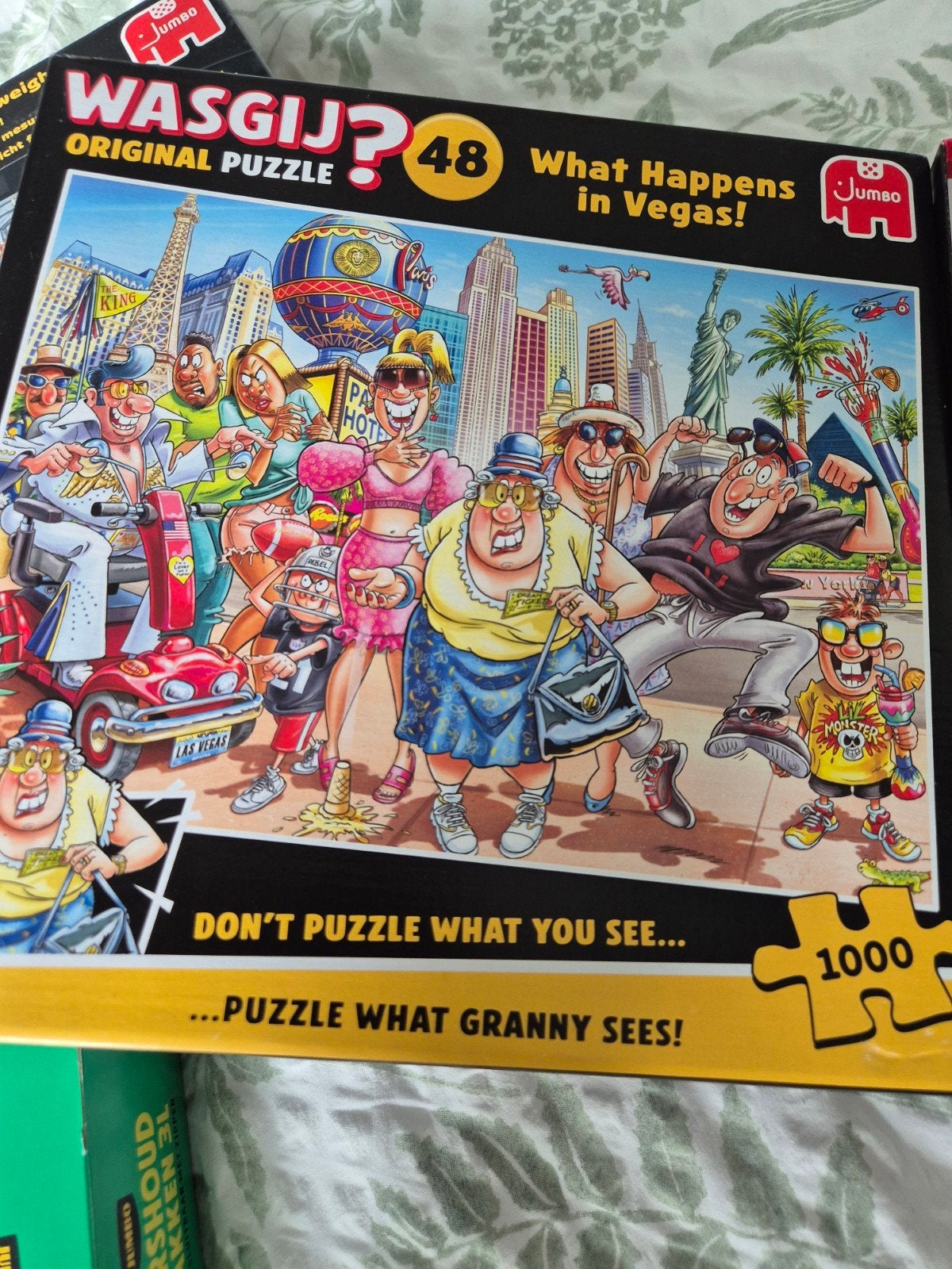 WASGIJ? Original Puzzel 48 - What Happens in Vegas!, Ophalen, 500 t/m 1500 stukjes, Gebruikt, Legpuzzel