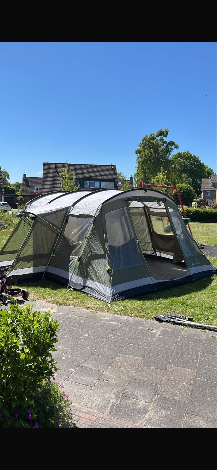 Nette Outwell tent voor 6 personen - 100% waterdicht, Caravans en Kamperen, Tenten, Ophalen, Zo goed als nieuw, Tot en met 6