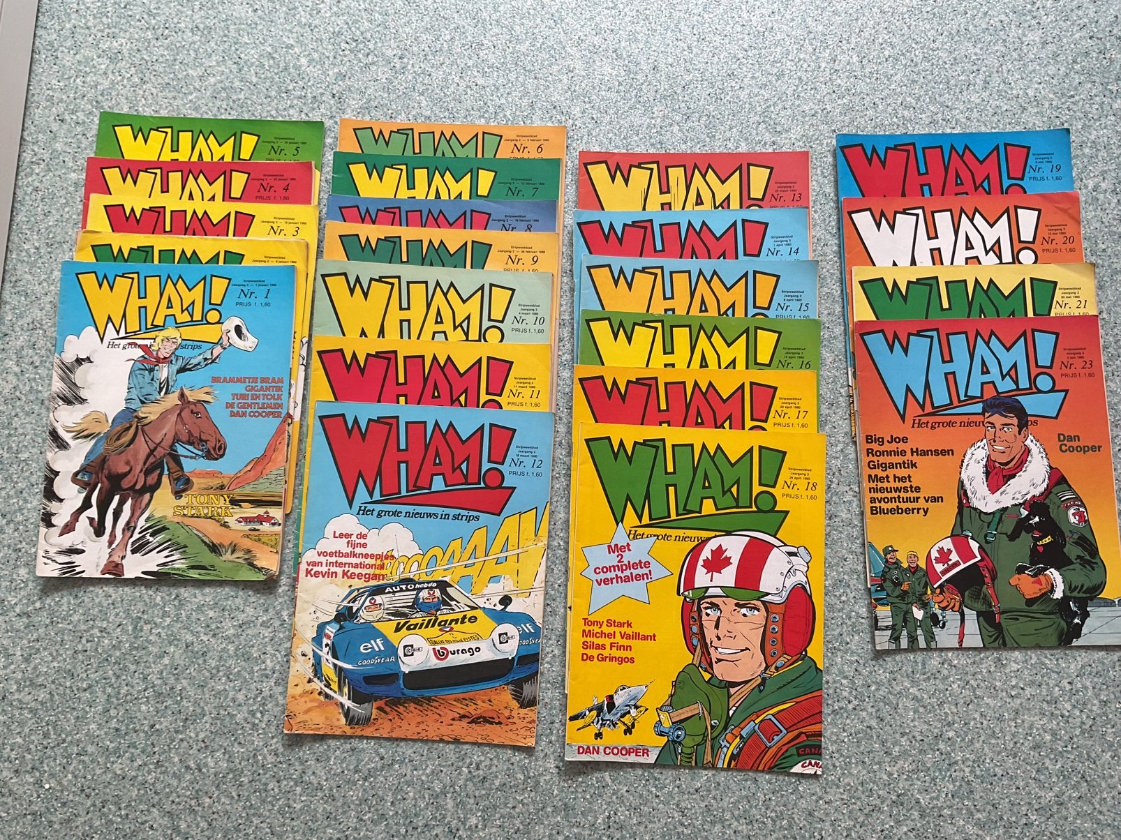 Wham! Stripboeken - Nummers 1 tm 23 voor € 17,50, Meerdere stripboeken, Ophalen of Verzenden, Gelezen