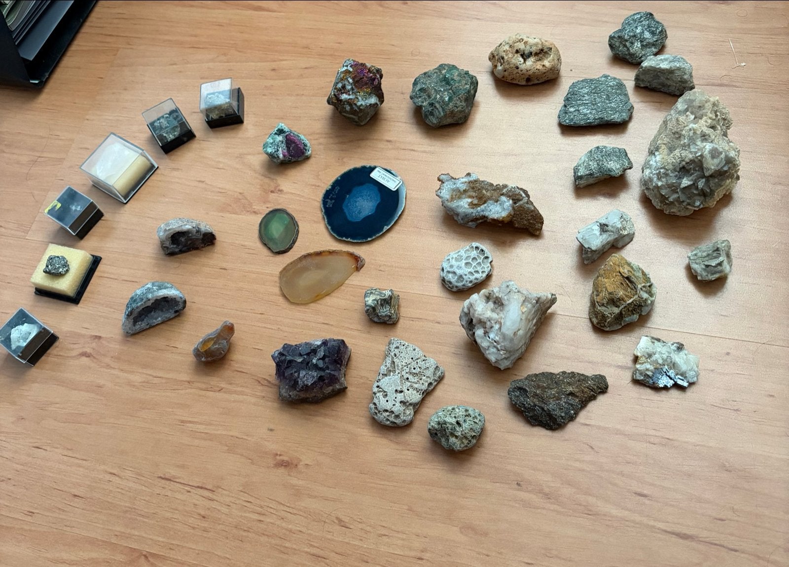 Diverse collectie mineralen en stenen, Ophalen, Mineraal