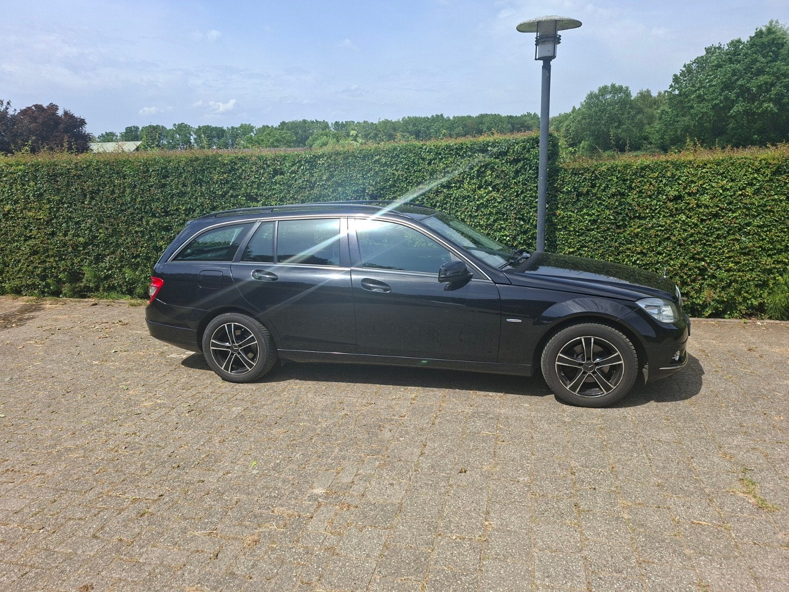 Mercedes-Benz C-Klasse 1.6 C180 Kompr. Estate 2009 Zwart, Zwart, Zwart, 14 km/l, Handgeschakeld