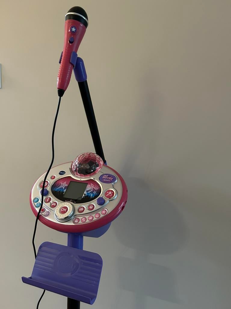 Vtech kidistar karaoke microfoon, Kinderen en Baby's, Speelgoed | Vtech, Ophalen, Zo goed als nieuw