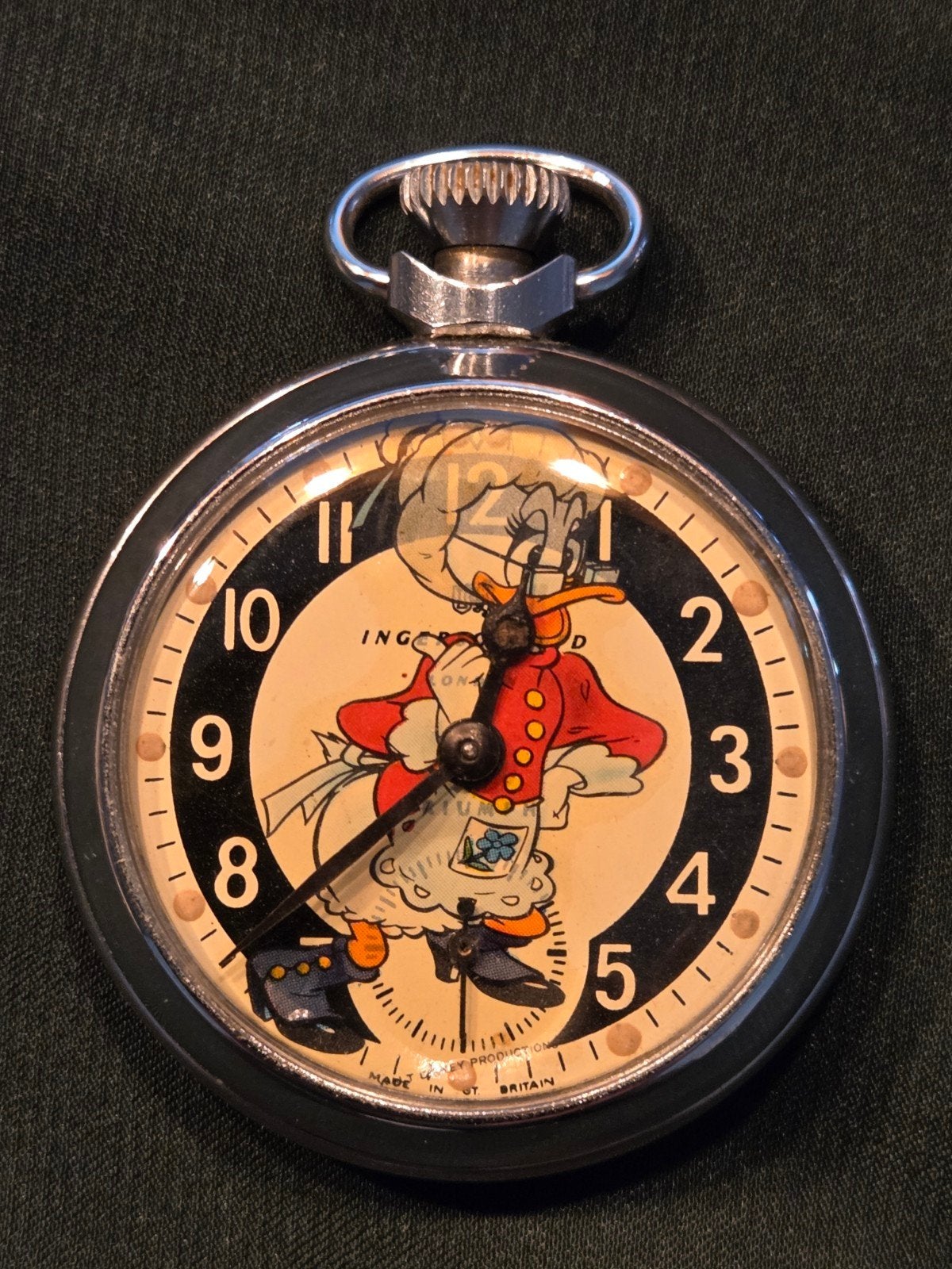 Vintage Oma Duck Zakhorloge - Smiths Industries, Overige merken, Zakhorloge, Staal, 1930 tot 1960