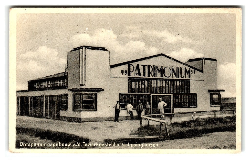 Jipsinghuizen, Ontspanningsgebouw v./d. Tewerkgestelden, Verzenden, 1940 tot 1960, Ongelopen, Groningen