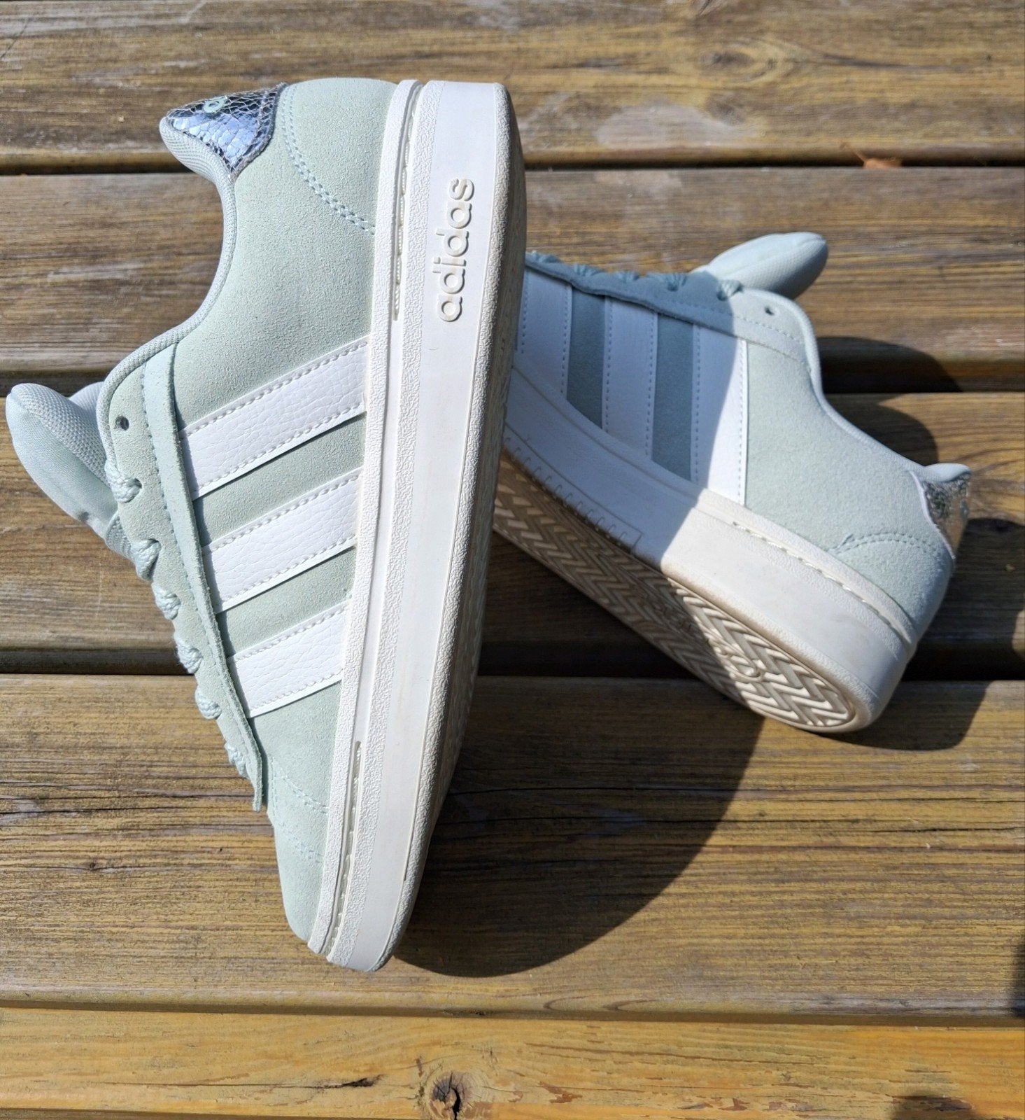 Adidas sneaker Grand Court maat 39,5, Groen, Verzenden, Adidas, Sneakers of Gympen