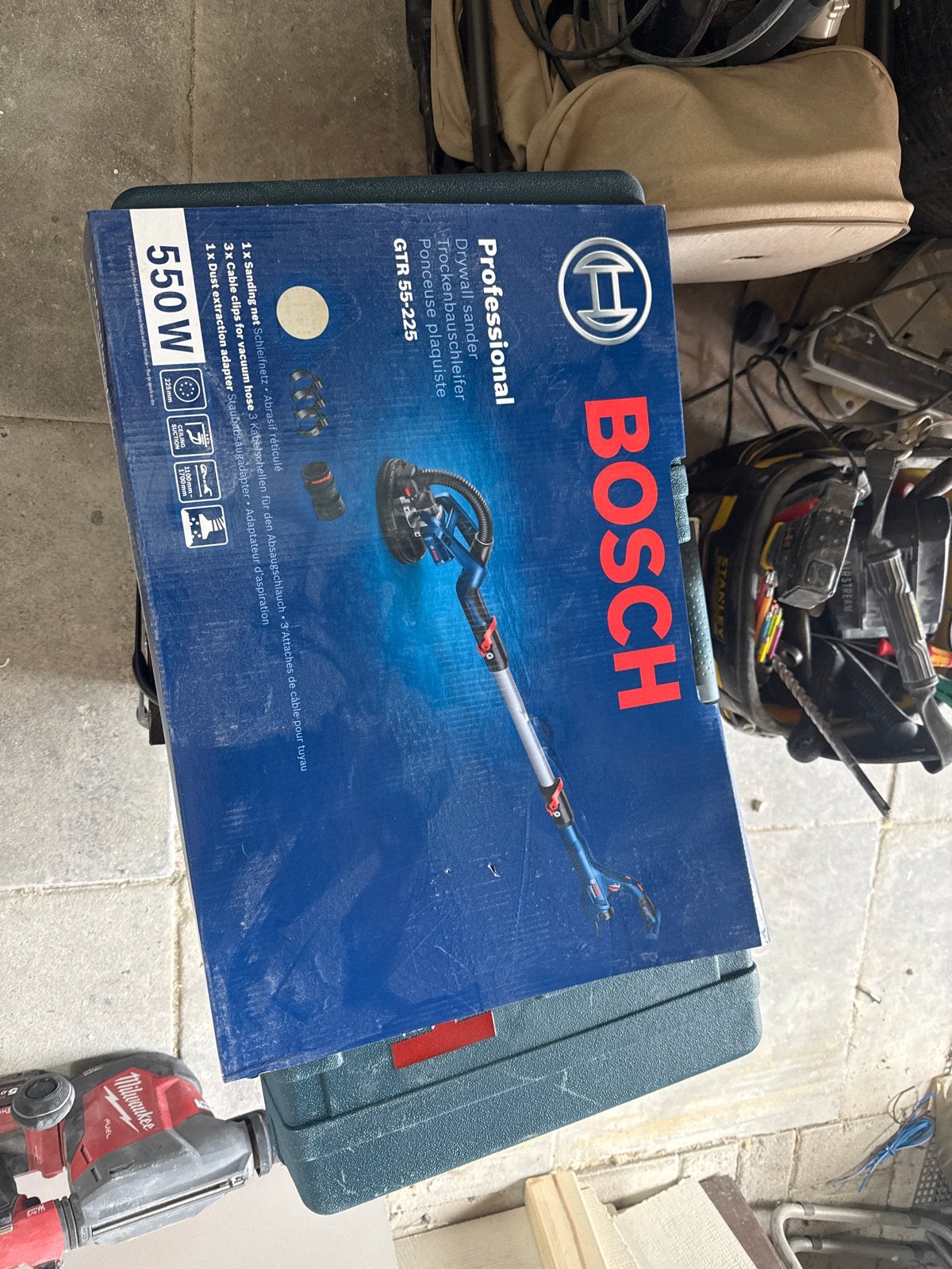 Bosch Professional GTR 55-225 Drywall Sander 550W, Ophalen of Verzenden, Nieuw, Minder dan 600 watt, Overige typen