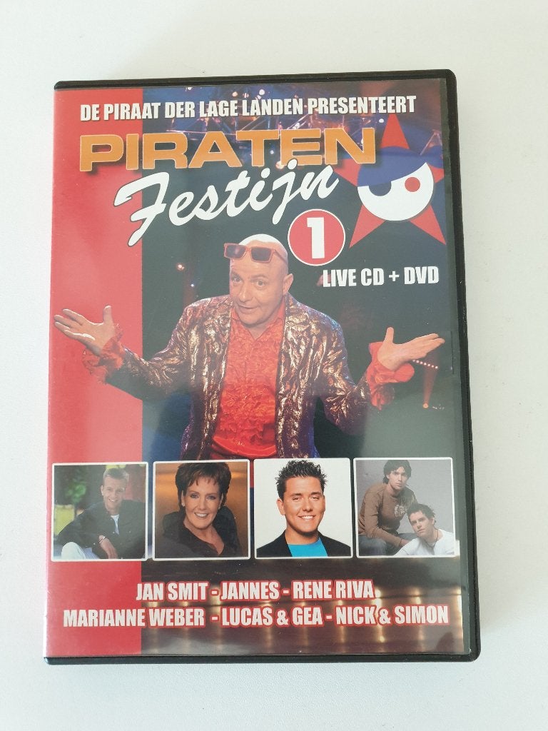 DVD en CD - Piraten Festijn 1, Cd's en Dvd's, Alle leeftijden, Ophalen of Verzenden, Gebruikt