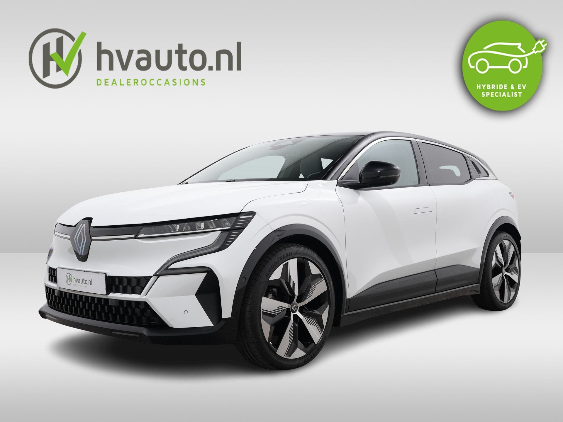 Renault Mégane E-Tech EV60 OPTIMUM CHARGE 220PK TECHNO | Pa, Leder en Stof, Wit, Grijs, Te koop