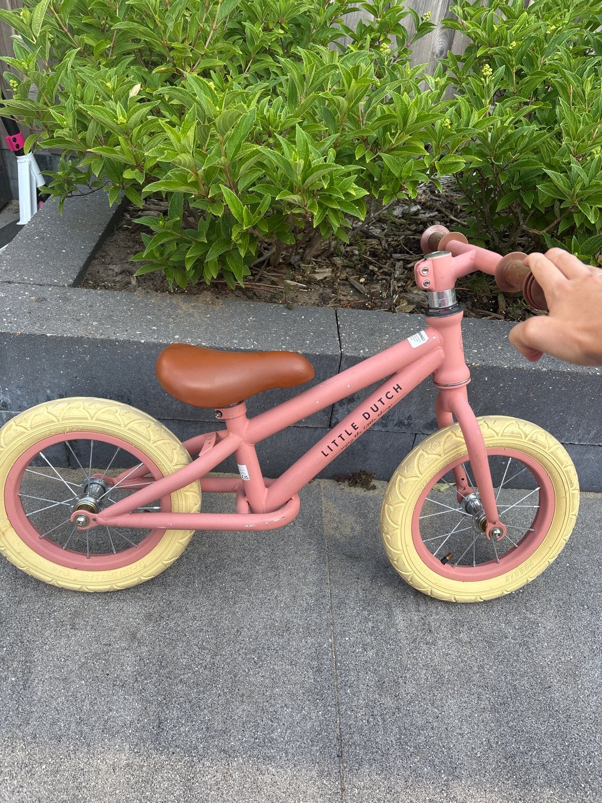 Little Dutch 12 inch loopfiets roze, Ophalen, Gebruikt, Loopfiets