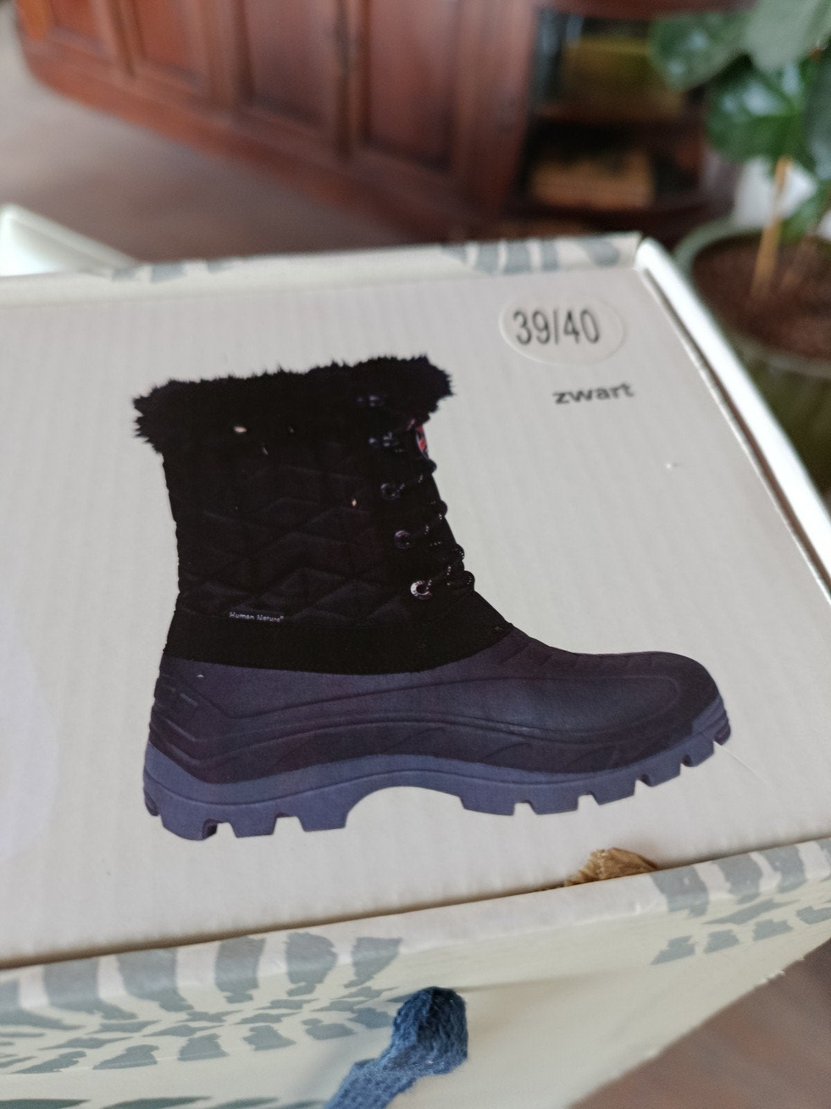 Human Nature Arctic Snowboots - Maat 39/40 - Zwart, Human Nature, Ophalen of Verzenden, Nieuw