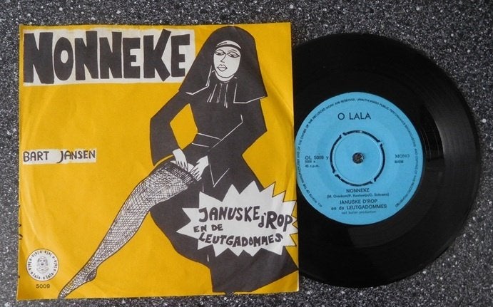 Januske D'Rop - nonneke & Bart Jansen (vanaf € 3,50), Ophalen of Verzenden, Zo goed als nieuw, 7 inch, Levenslied of Smartlap