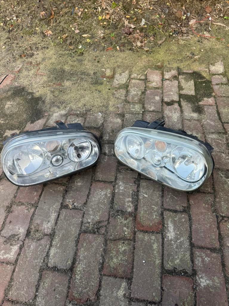 Koplampen Volkswagen Golf 4 - Set (links en rechts), Auto-onderdelen, Verlichting, Ophalen, Gebruikt, Volkswagen