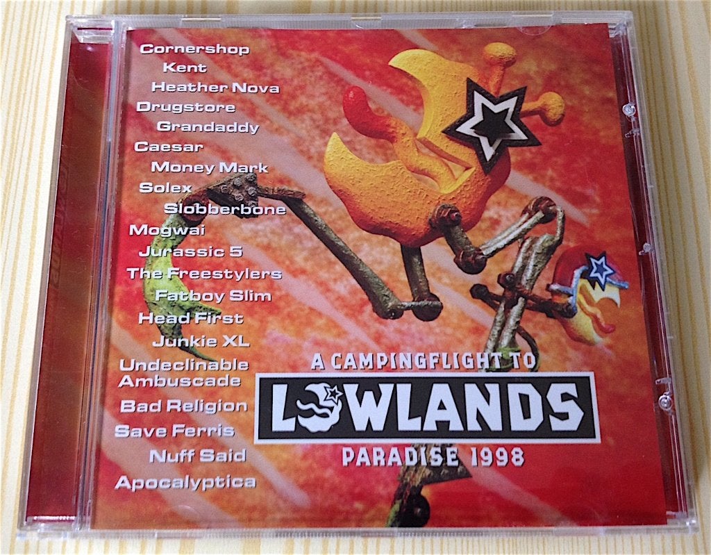 CD Campingflight To Lowlands Paradise 1998 (20 tracks), Cd's en Dvd's, Ophalen, Zo goed als nieuw, Rock en Metal