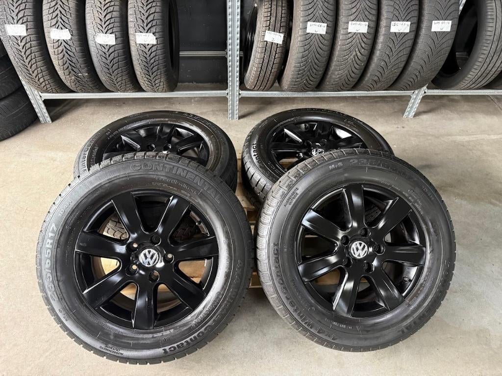 VW velgen + winter banden| 235/65 R17 | incl montage, Ophalen, Gebruikt, Banden en Velgen, 17 inch